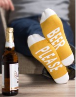 "Beer Please" Puuvilased casual meeste sokid Vincent Creation®  2117-N_Beer